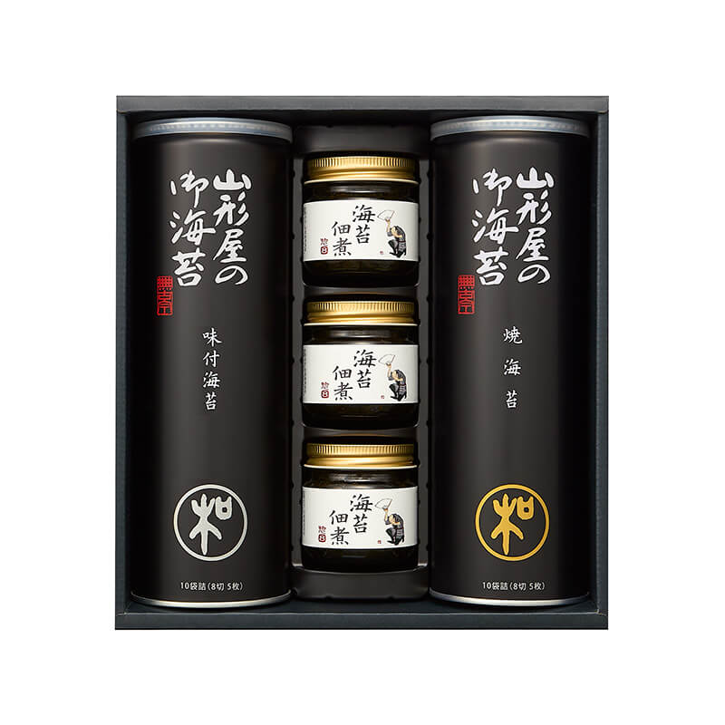 焼海苔・味付海苔詰合せ6缶 SYA-6｜山形屋の贈りもの【山形屋