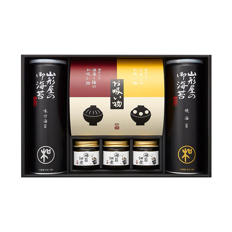 極上紫薫焼海苔・味付海苔詰合せ GP-500｜山形屋の贈りもの