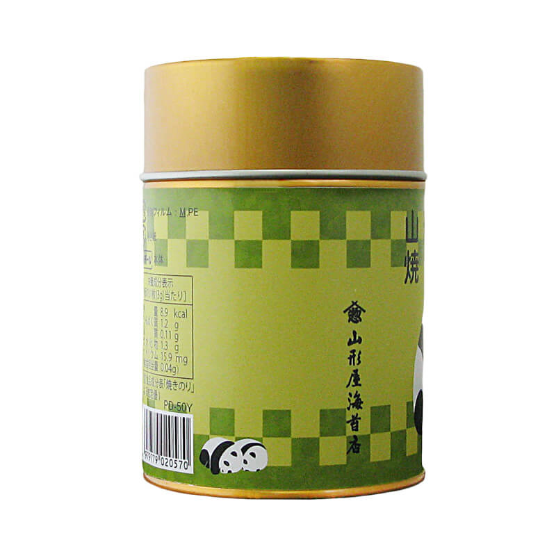焼海苔（パンダ缶）側面