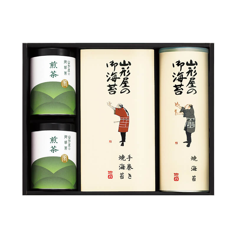 海苔・煎茶詰合せ RZ-500｜山形屋の贈りもの【山形屋海苔店公式